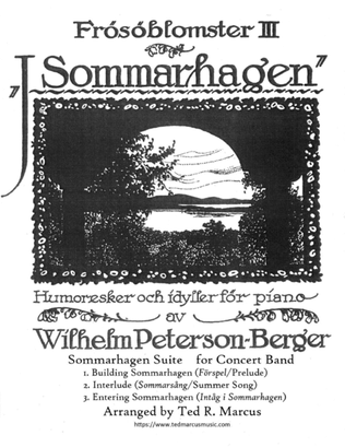 Sommarhagen Suite - Three Frosoblomster for Concert Band
