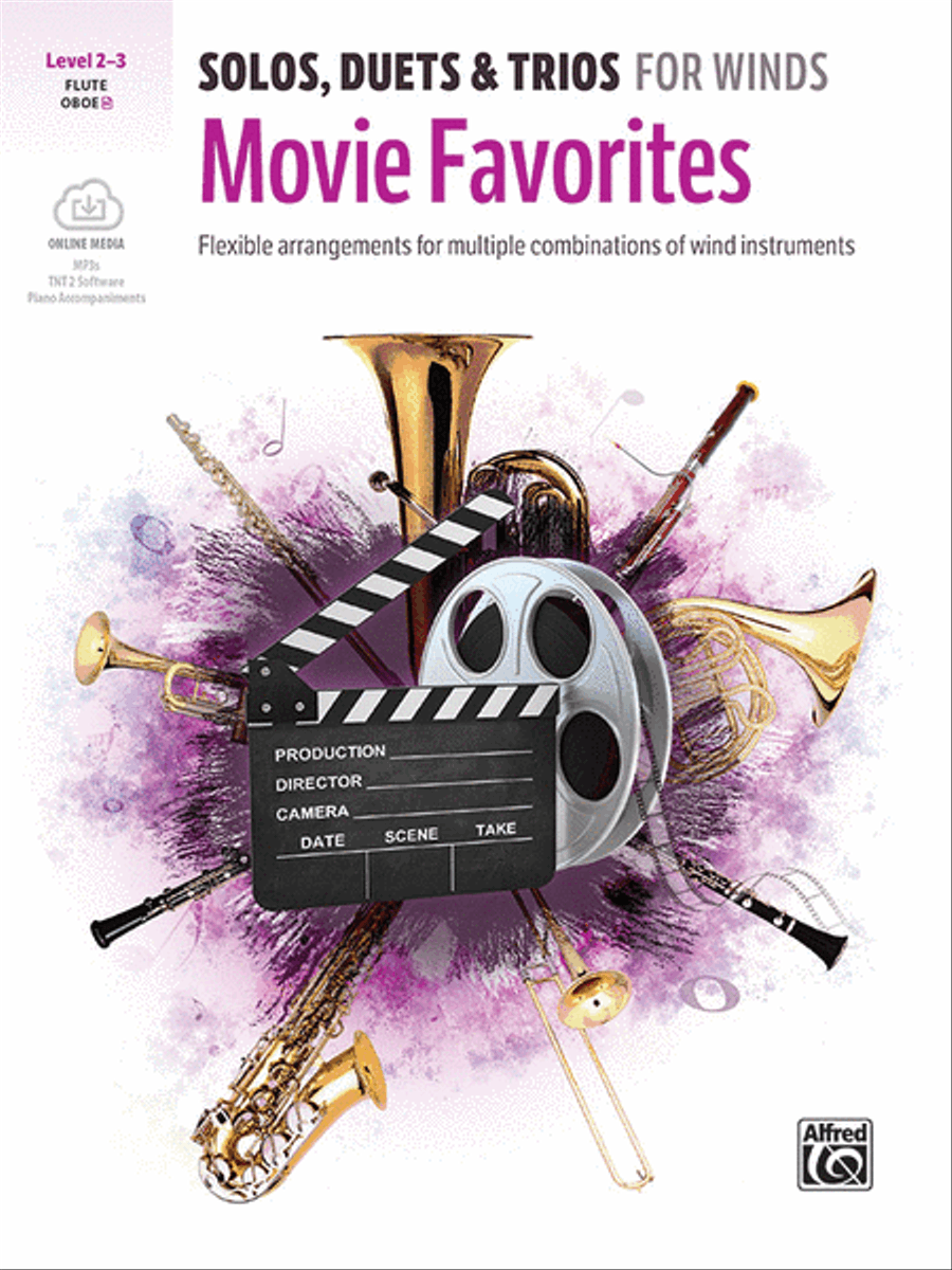 Solos, Duets & Trios for Winds -- Movie Favorites Small Ensemble scores gallery preview page 1