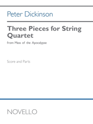 Book cover for Three Pieces for String Quartet