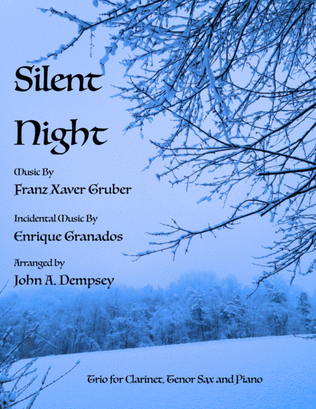 Book cover for Silent Night (Trio for Clarinet, Tenor Sax and Piano)