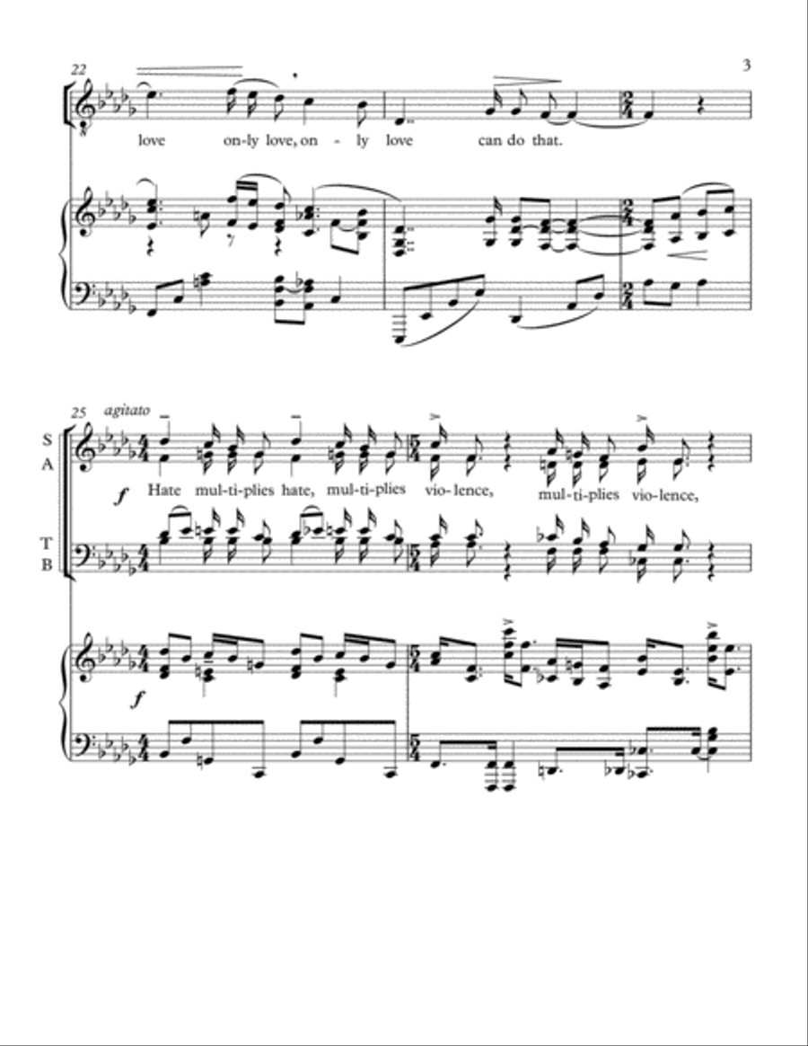 Only Love Can Do That 4-Part scores gallery preview page 3