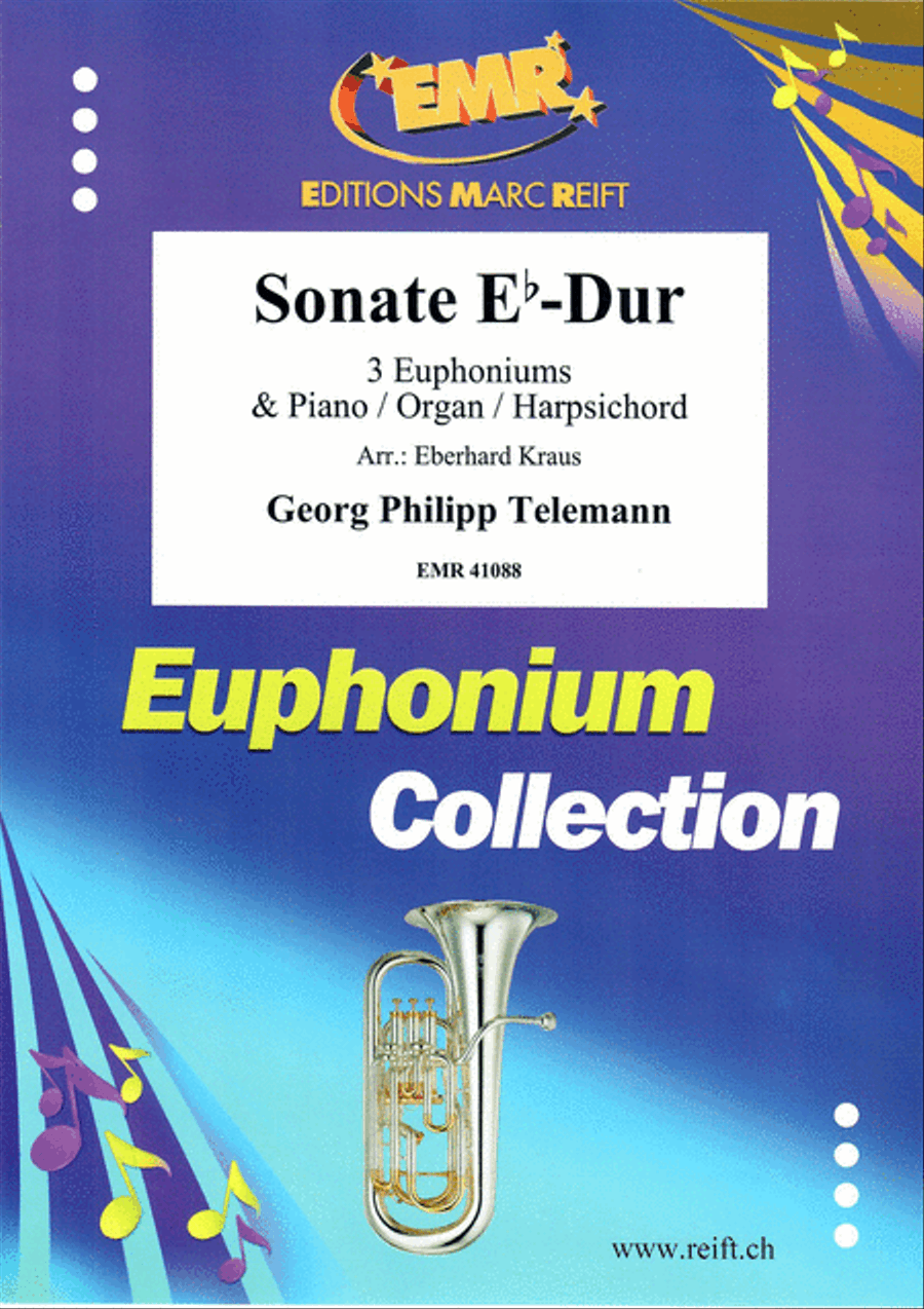 Sonate Eb-Dur Euphonium scores gallery preview page 1