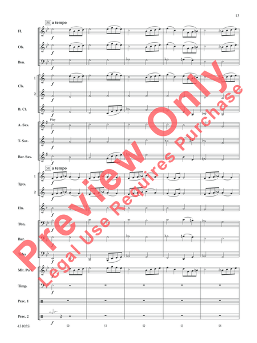 Cheyenne Cheyenne Concert Band scores gallery preview page 13