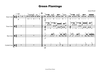 Green Flamingo (Drumline Cadence)