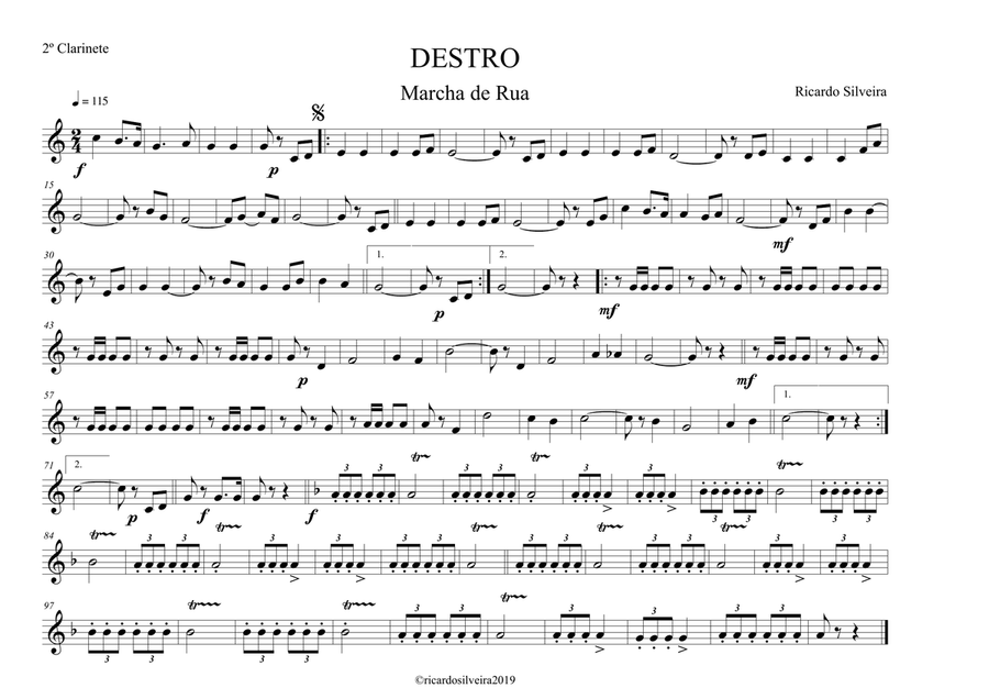 Destro Marching Band scores gallery preview page 3