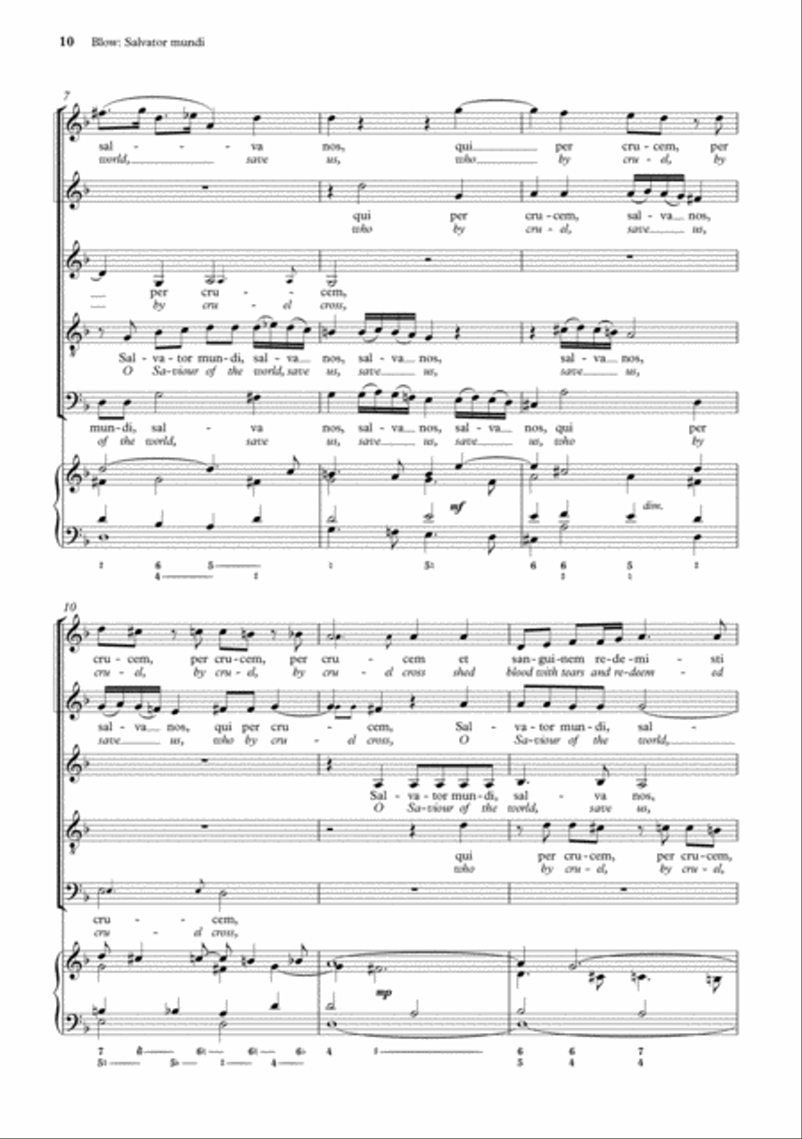 English Church Music, Volume 1: Anthems and Motets 4-Part scores gallery preview page 6