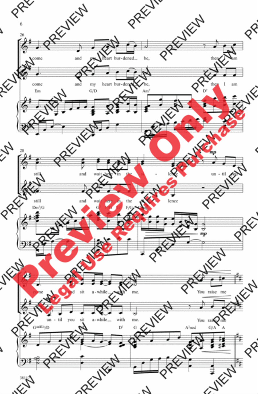 You Raise Me Up Women's Choir scores gallery preview page 17