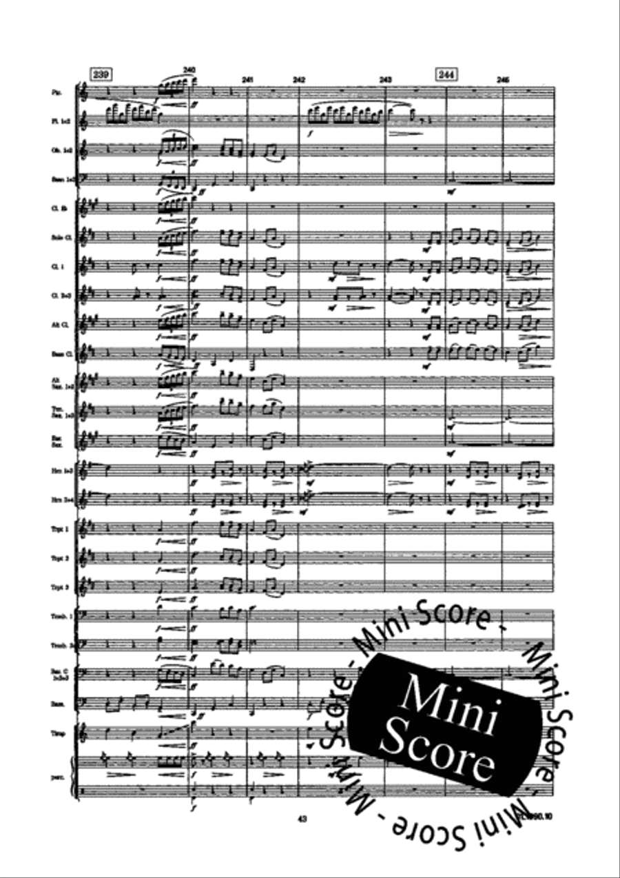 Wald Sinfonie Concert Band scores gallery preview page 51