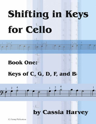 Book cover for Shifting in Keys for Cello, Book One