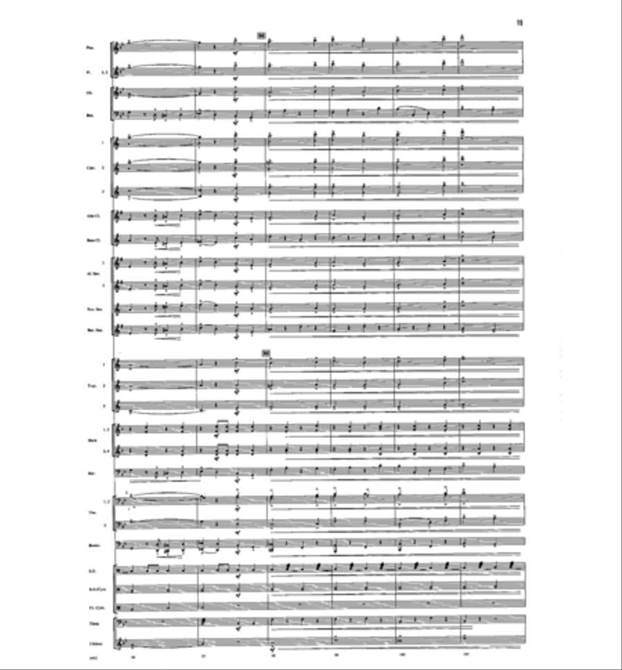 The Chimes of Liberty Concert Band scores gallery preview page 17