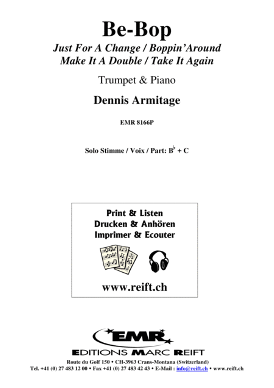 Be-Bop Trumpet Solo scores gallery preview page 2