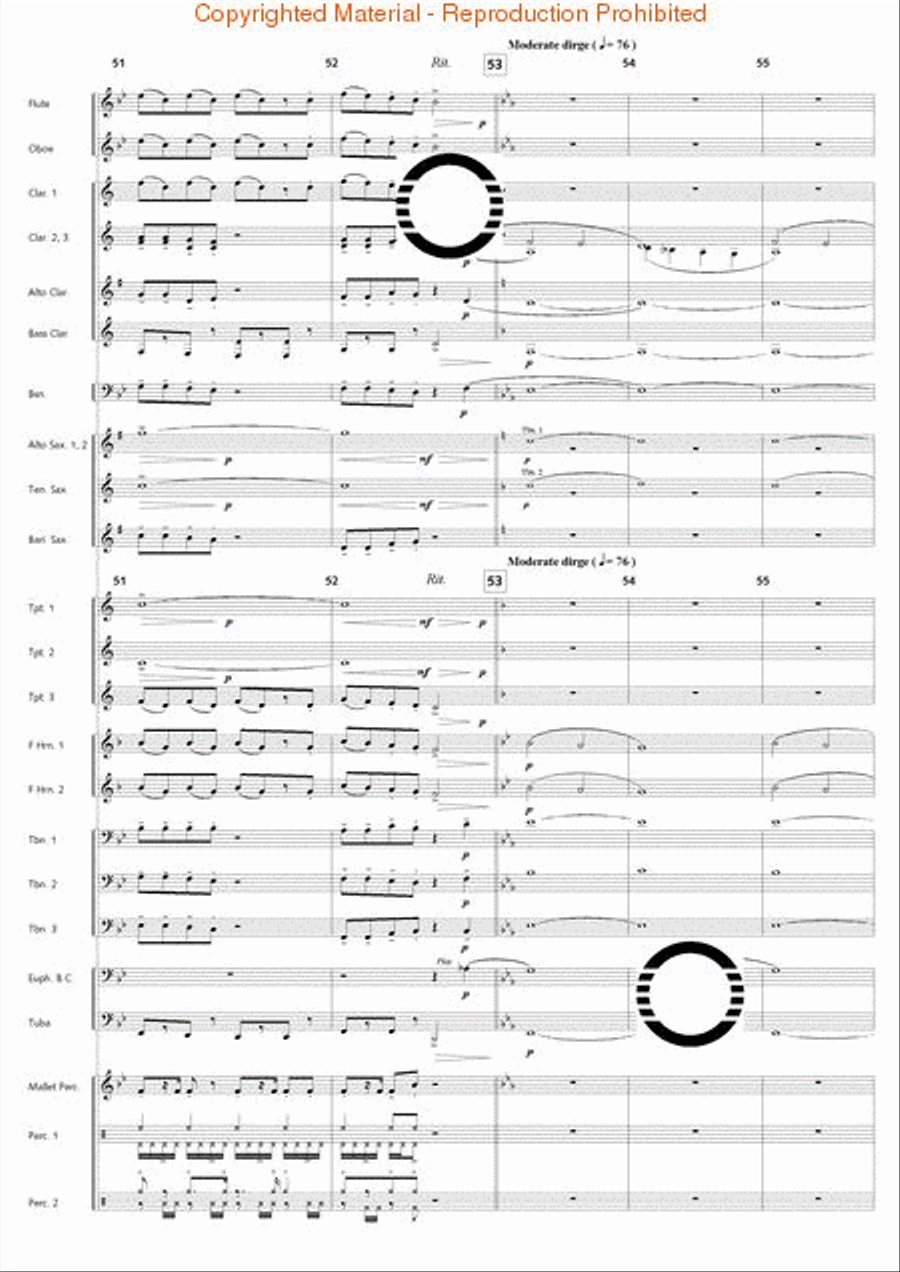 Holiday Jambalaya Concert Band scores gallery preview page 12