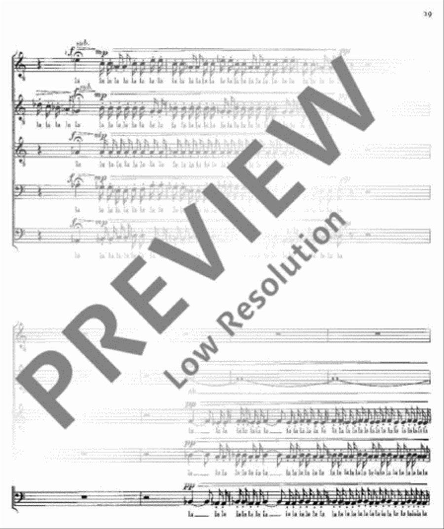 Drei französische Chöre Drei französische Chöre Mixed Choir scores gallery preview page 20