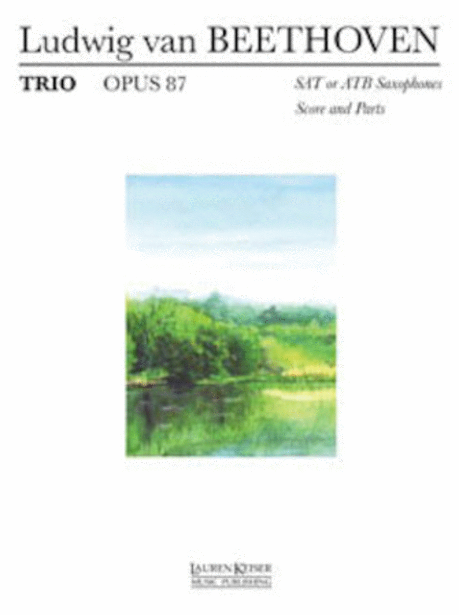 Trio Op. 87 (SAT or ATB) SAT scores gallery preview page 1