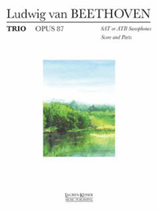 Book cover for Trio Op. 87 (SAT or ATB)