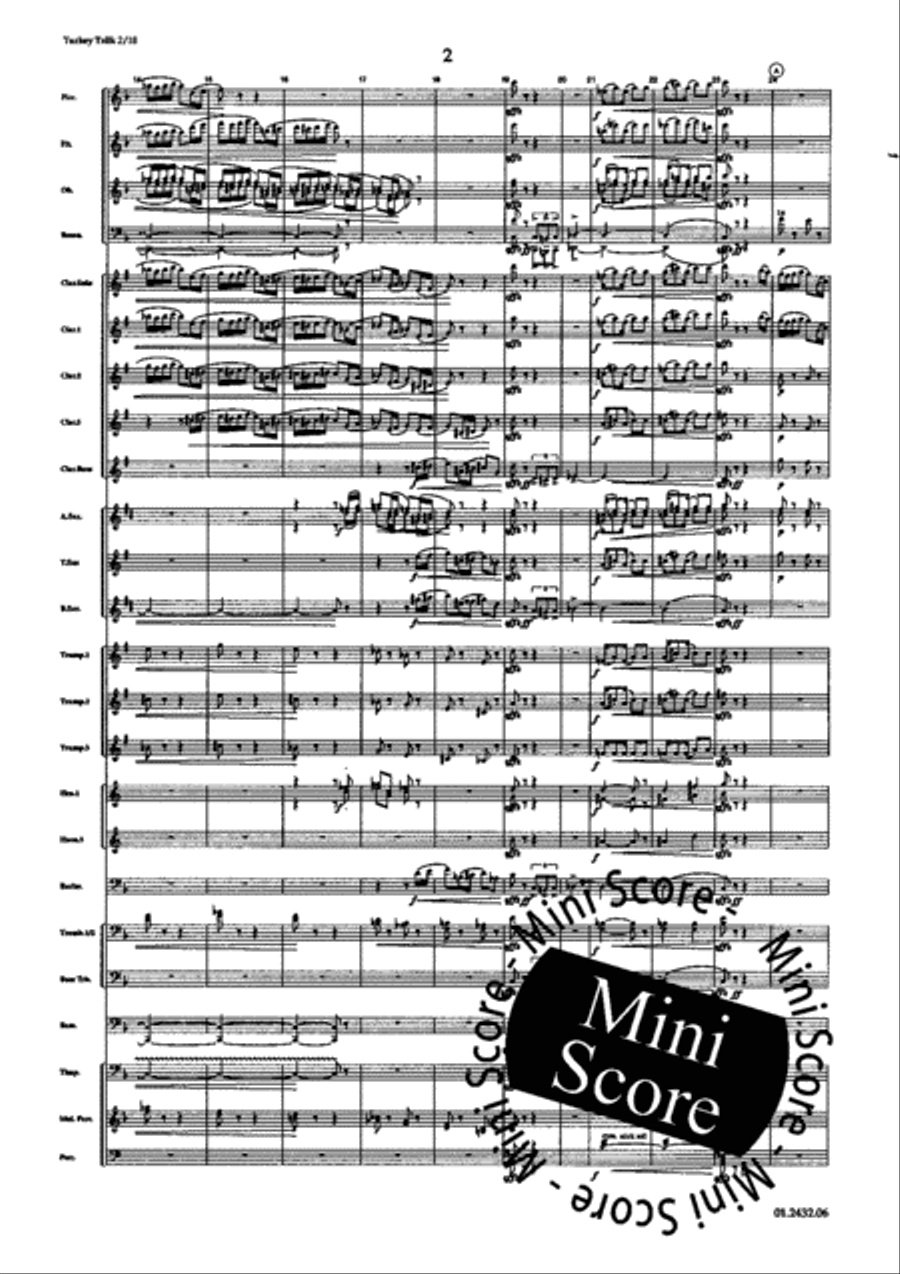 Turkey Talk Concert Band scores gallery preview page 6