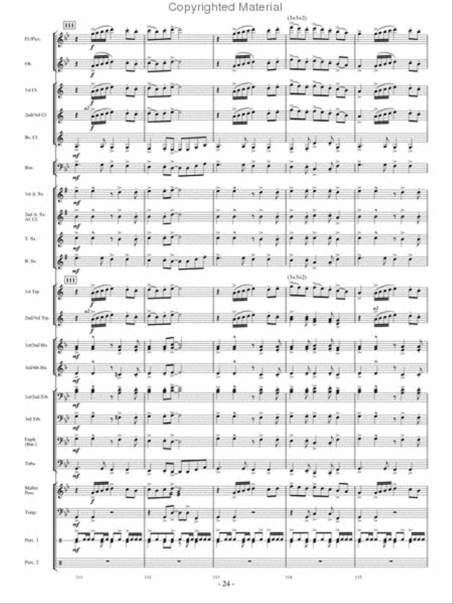 Ascentium Concert Band scores gallery preview page 23