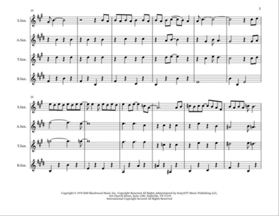Put Your Hand In The Hand Small Ensemble scores gallery preview page 3