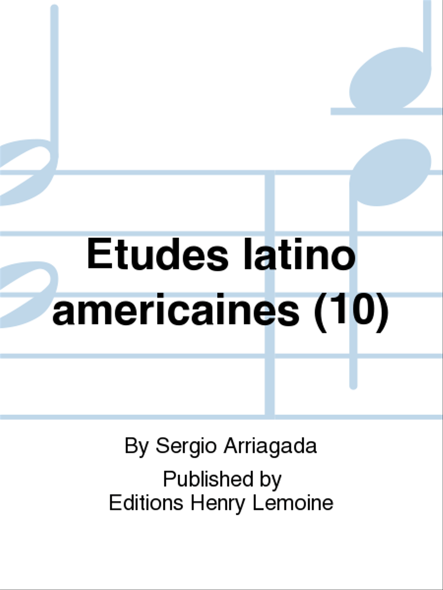 Etudes latino americaines (10) Collection / Songbook scores gallery preview page 1