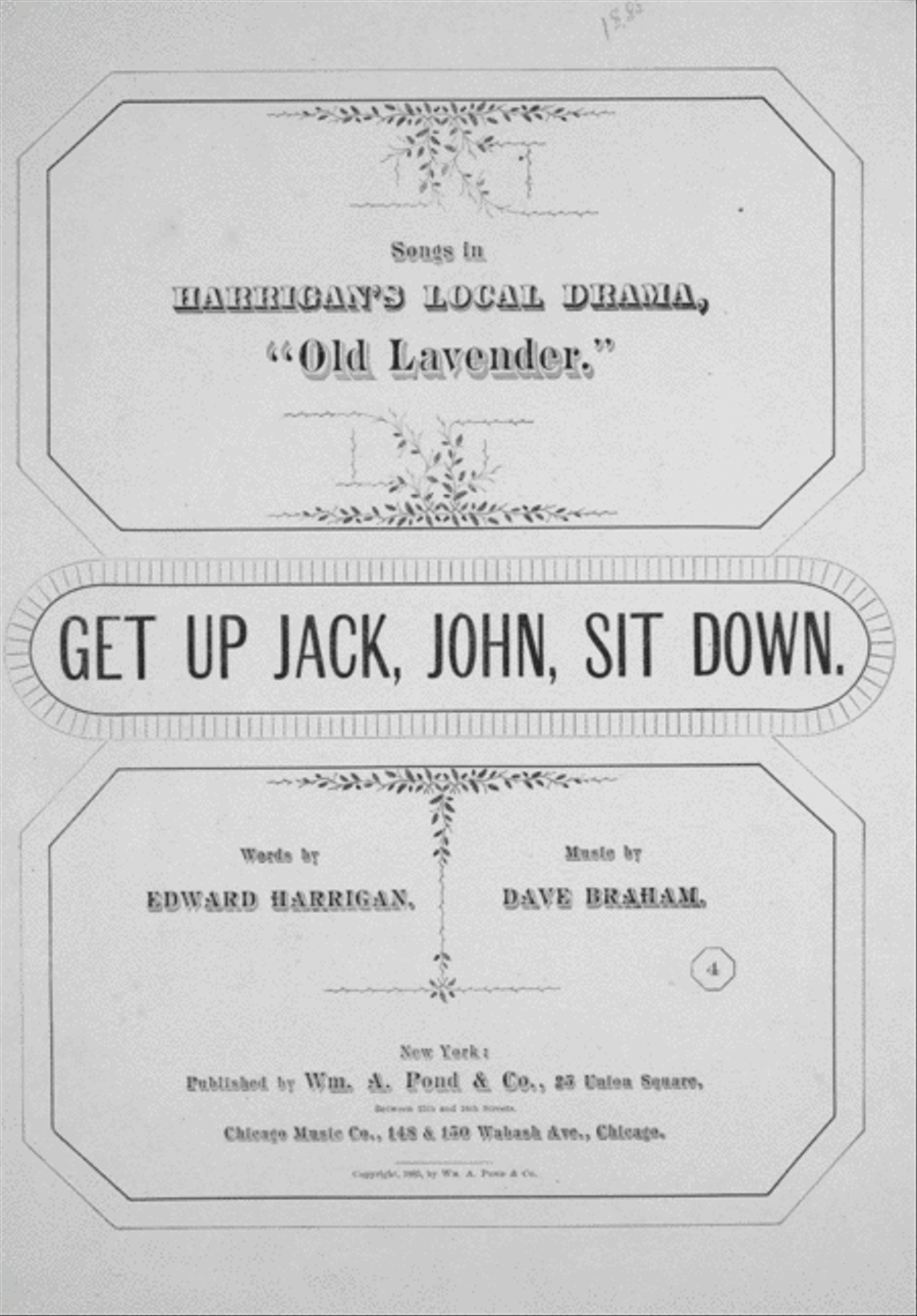 Get Up Jack, John, Sit Down Voice scores gallery preview page 1