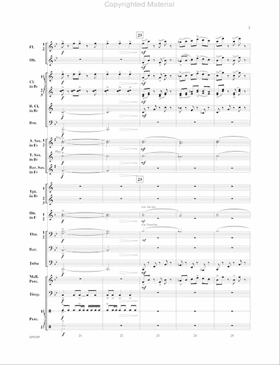 Trilogy Trilogy Concert Band scores gallery preview page 8
