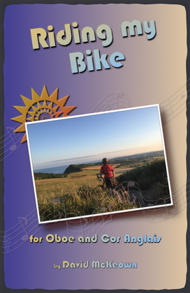 Book cover for Riding My Bike for Oboe and Cor Anglais (or English Horn) Duet