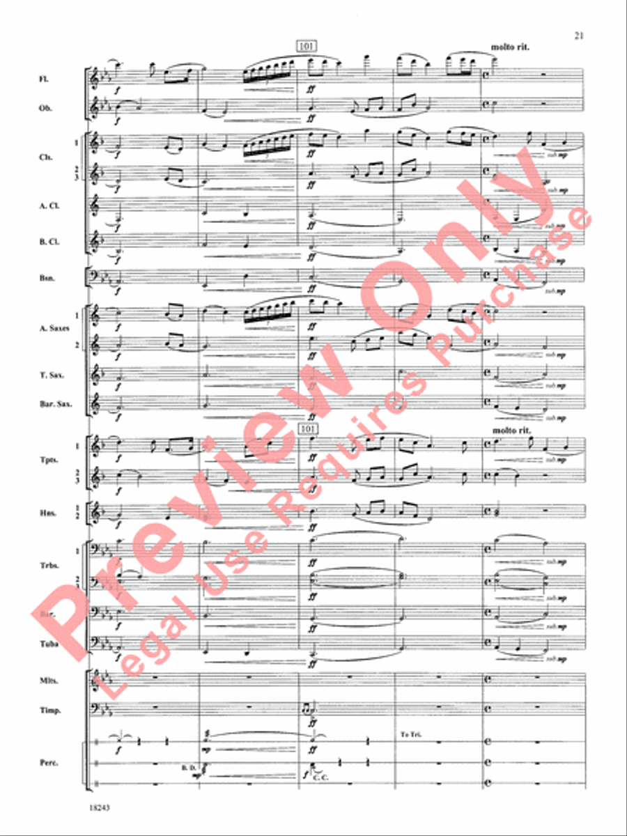A Longford Legend A Longford Legend Concert Band scores gallery preview page 22