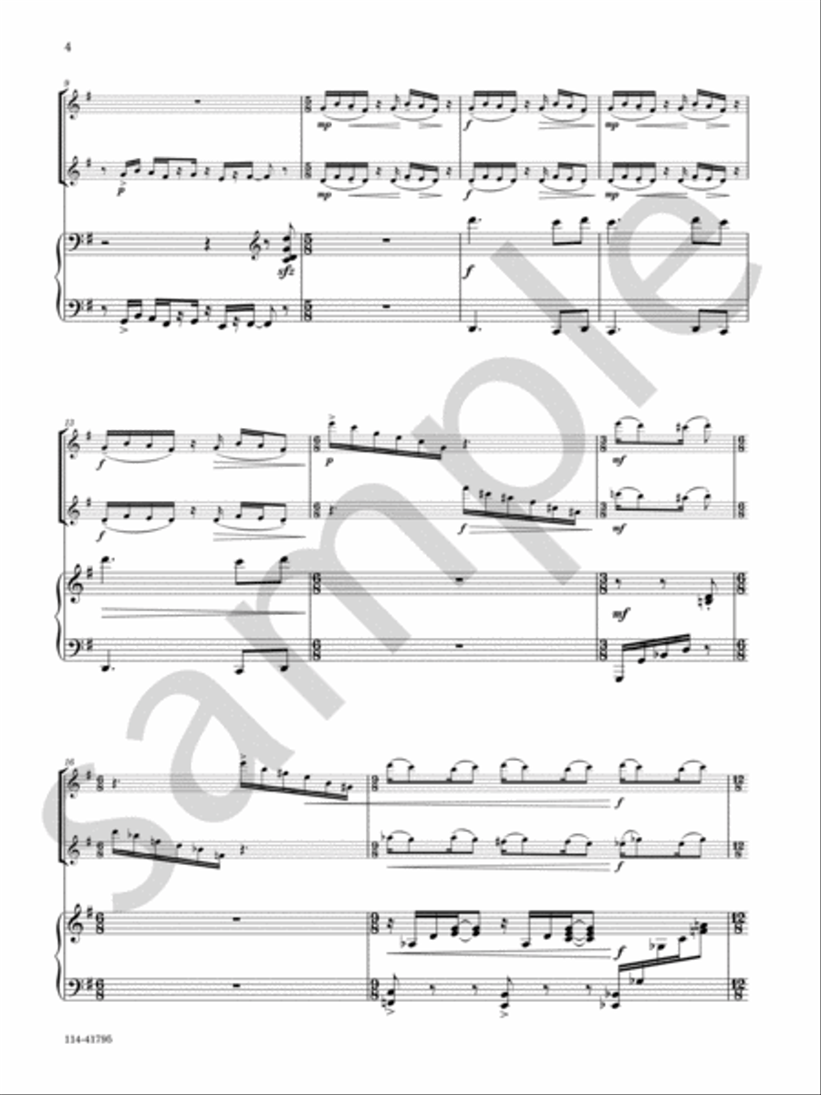 Accident Prone Accident Prone Flute Duet scores gallery preview page 4
