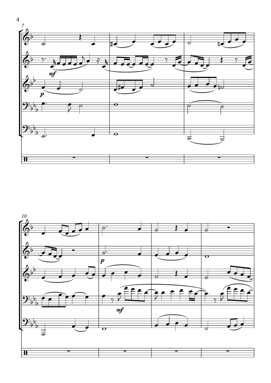 Talking To The Moon Small Ensemble scores gallery preview page 4