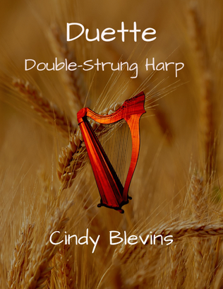 Book cover for Duette, original solo for double-strung harp