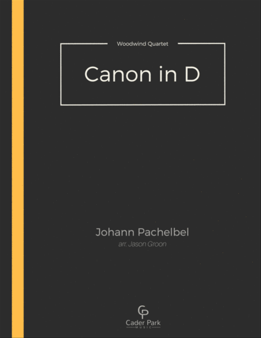 Canon in D Canon in D Woodwind Quartet scores gallery preview page 1
