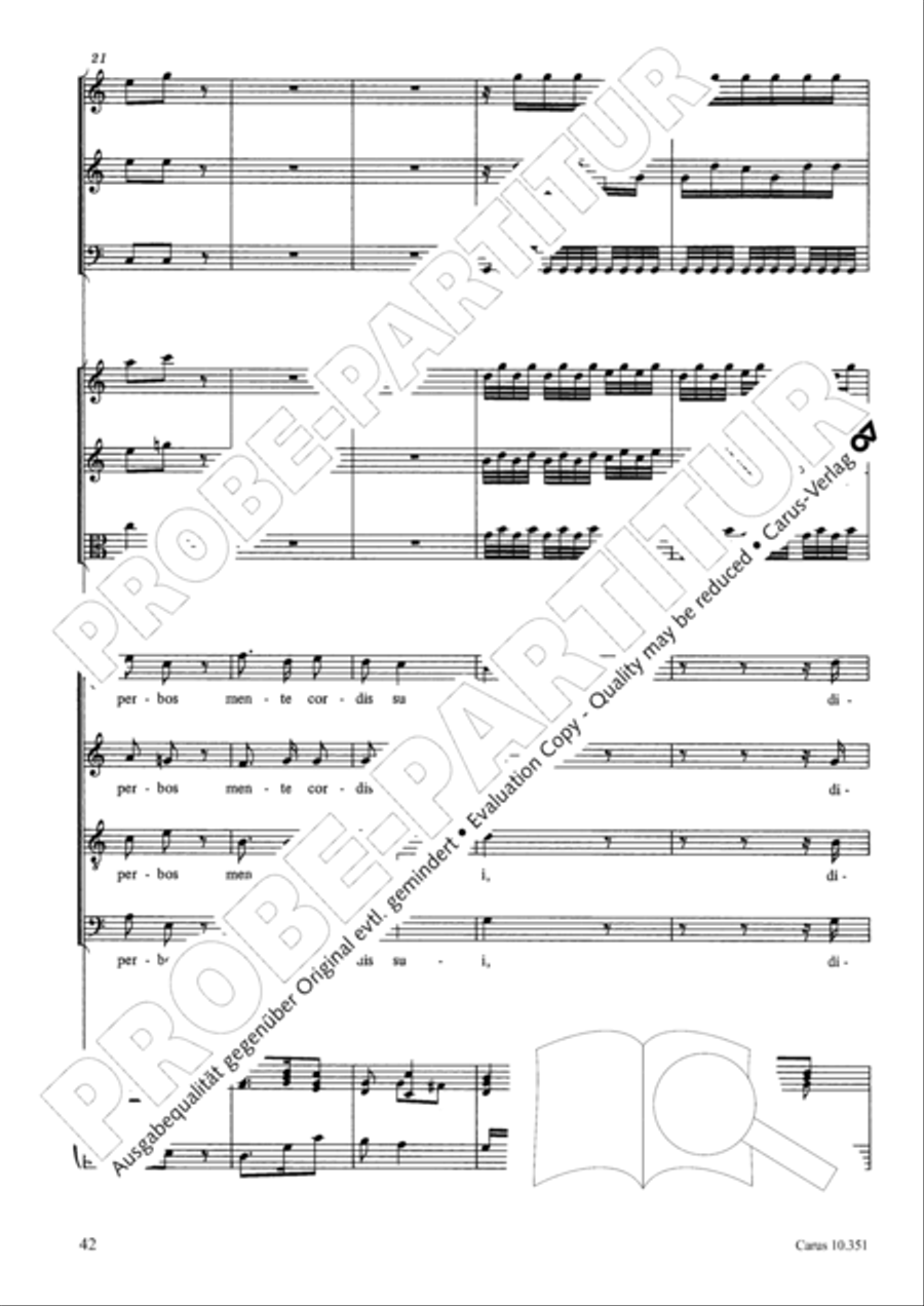 Magnificat Magnificat 4-Part scores gallery preview page 43