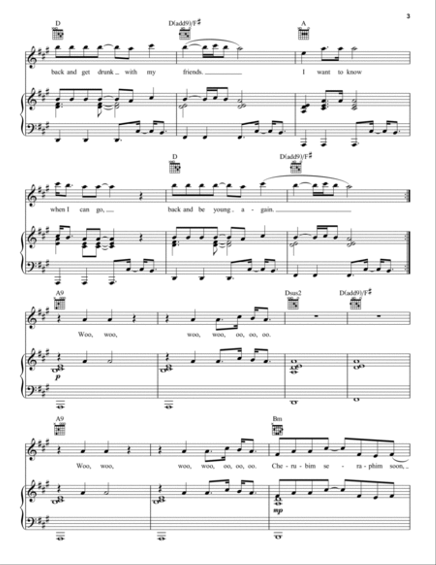Orphans Piano, Vocal, Guitar scores gallery preview page 3
