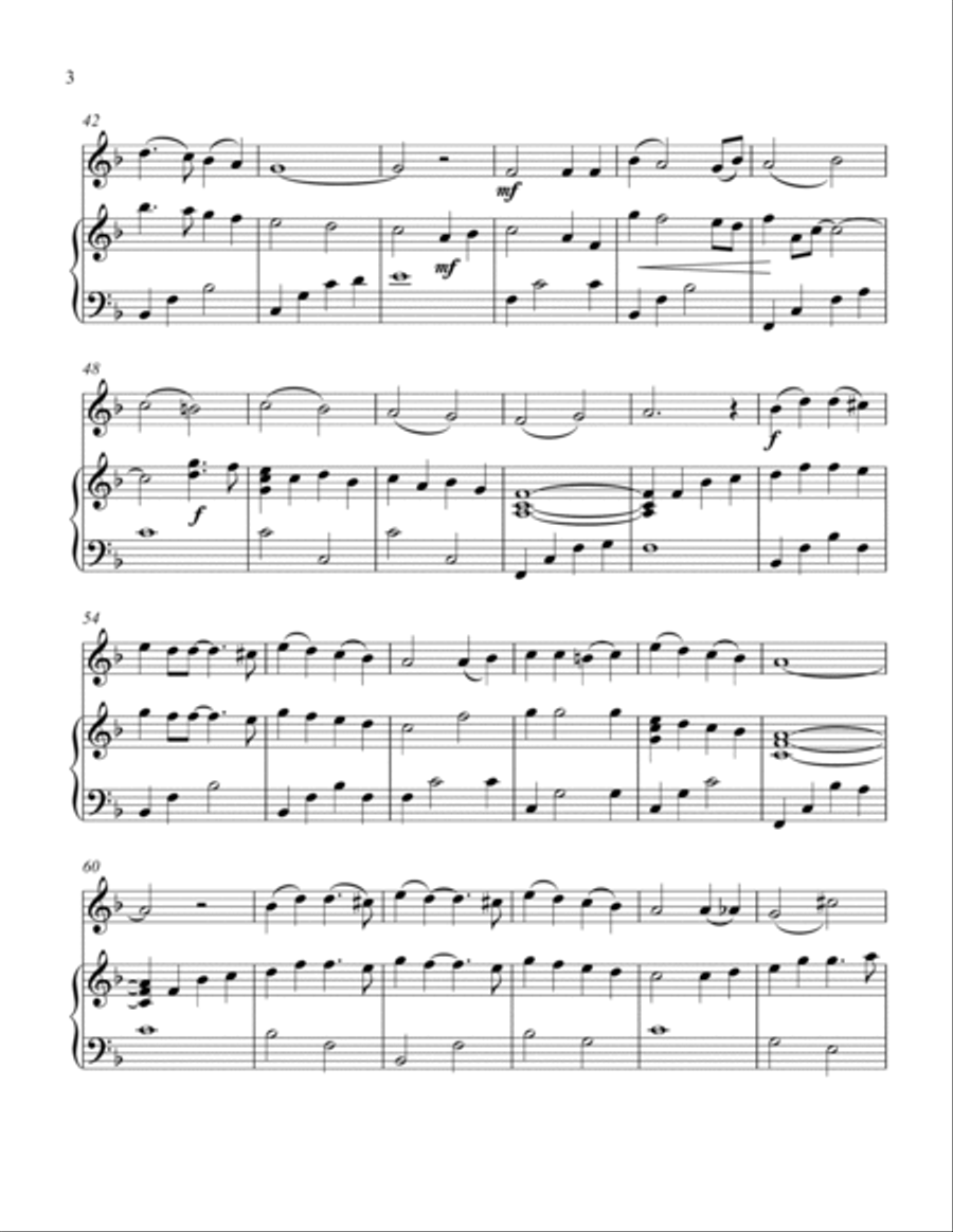 (There's No Place Like) Home For The Holidays String Duet scores gallery preview page 4