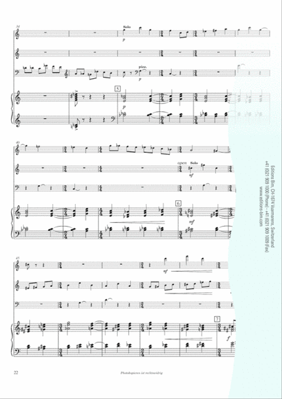 4 x 4 4 x 4 Flute scores gallery preview page 10