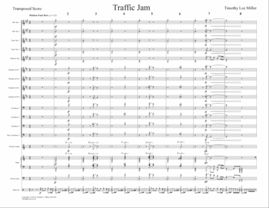 Traffic Jam Traffic Jam Jazz Ensemble scores gallery preview page 3