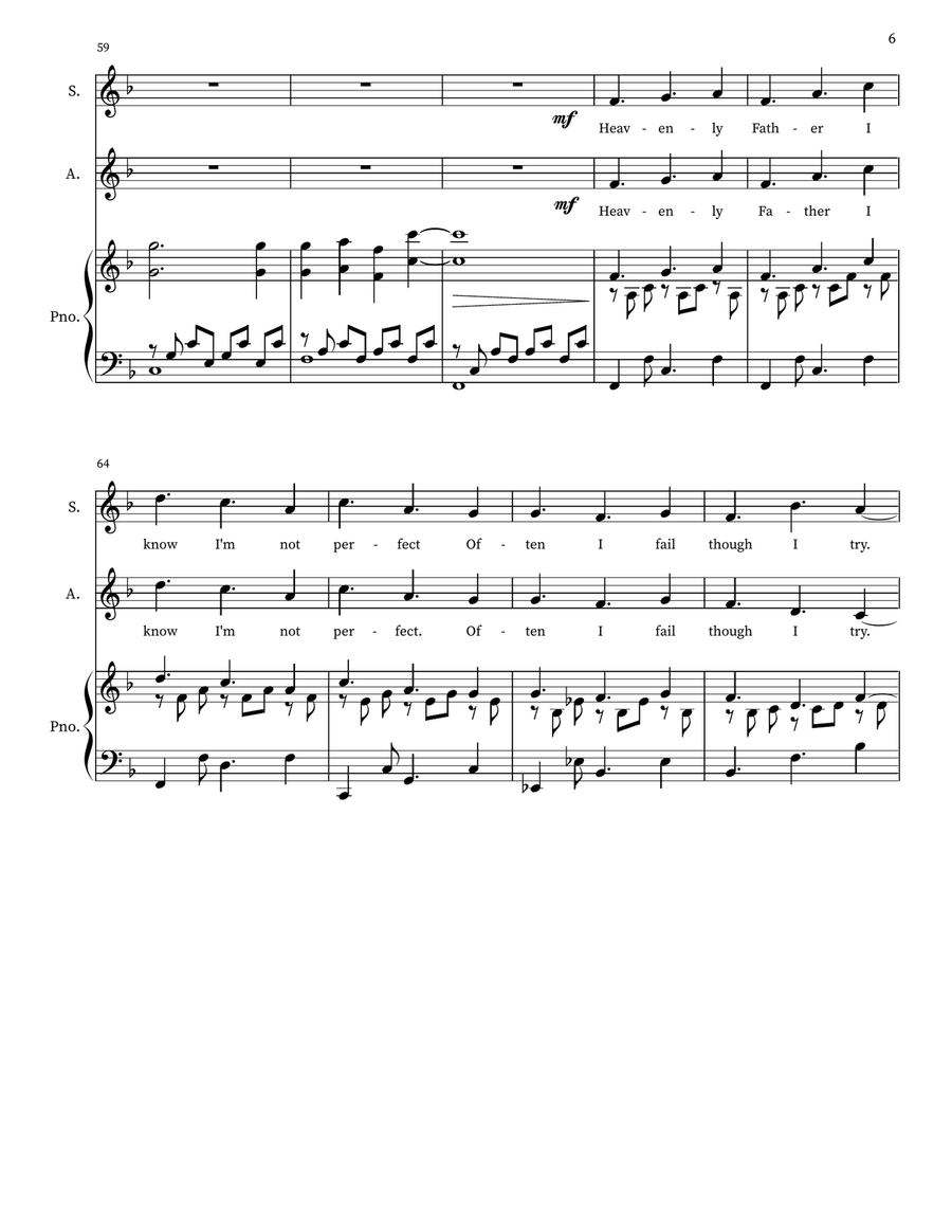Like Him 4-Part scores gallery preview page 6