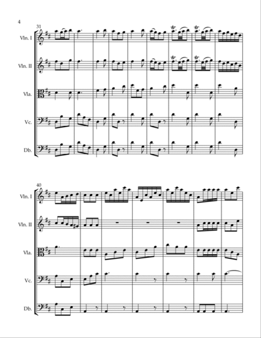Alceste Triumph Chorus Choir scores gallery preview page 4