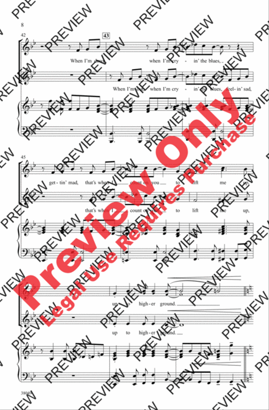 Lift Me Up! Lift Me Up! 2-Part scores gallery preview page 8
