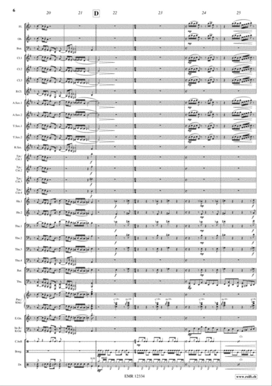 Le Gendarme en Balade Le Gendarme en Balade Concert Band scores gallery preview page 6