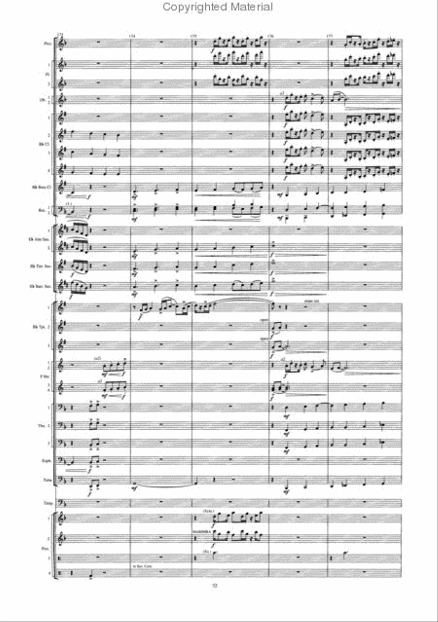 Wild Nights! Concert Band scores gallery preview page 5