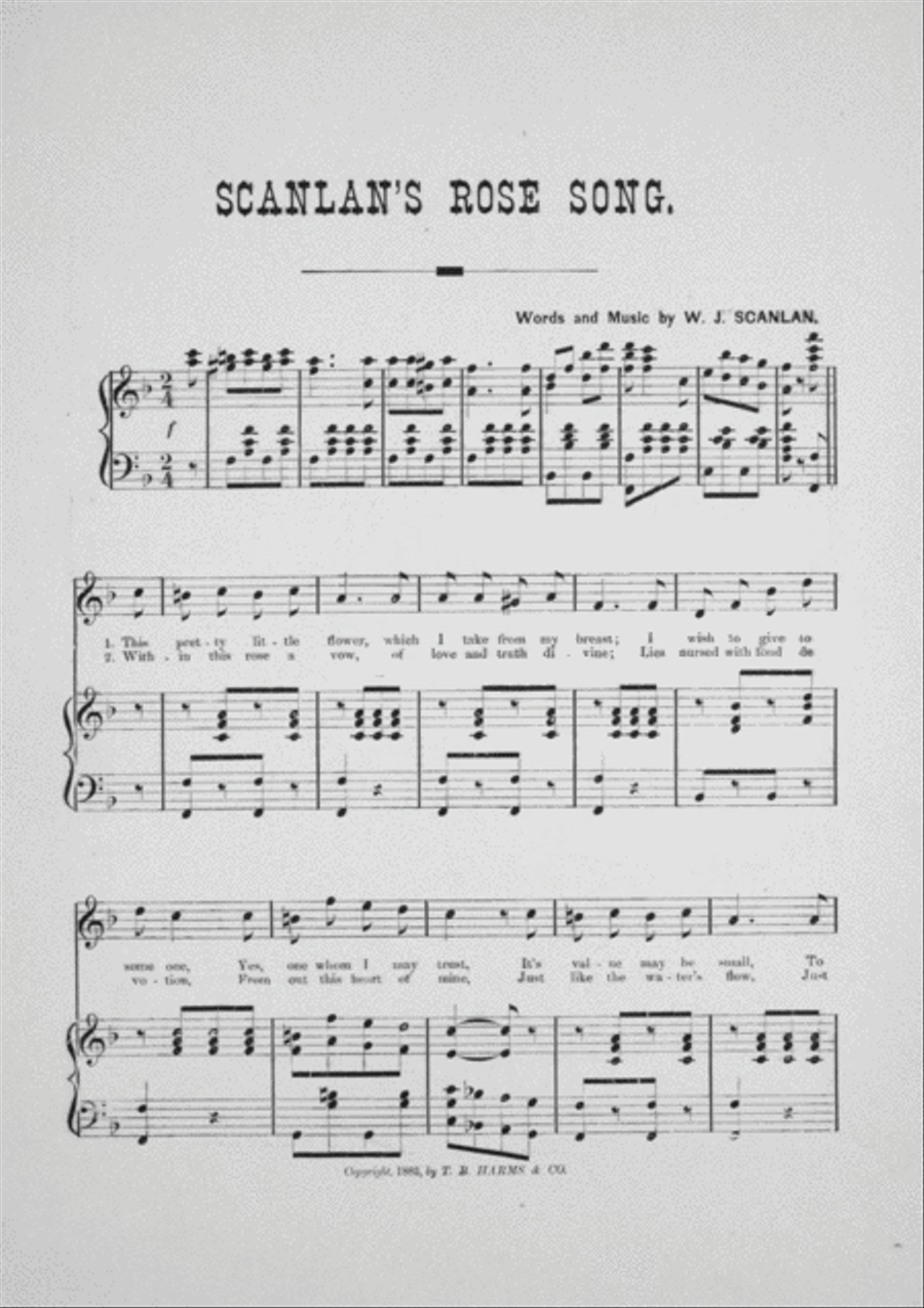 Scanlan's Rose Song Voice scores gallery preview page 2
