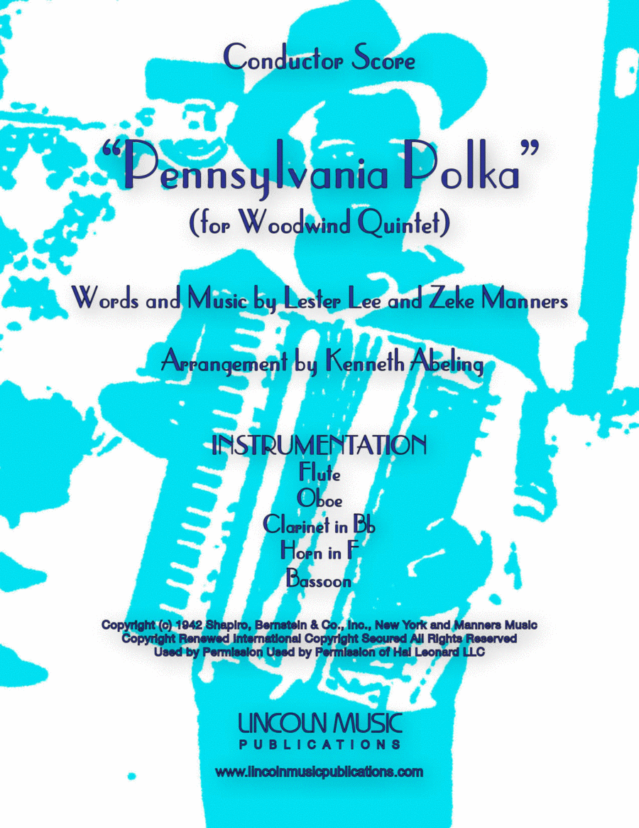 Pennsylvania Polka Woodwind Quintet scores gallery preview page 1