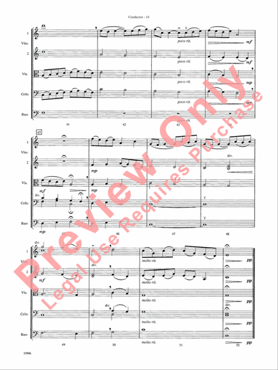 Classics for Contest Classics for Contest String Orchestra scores gallery preview page 15