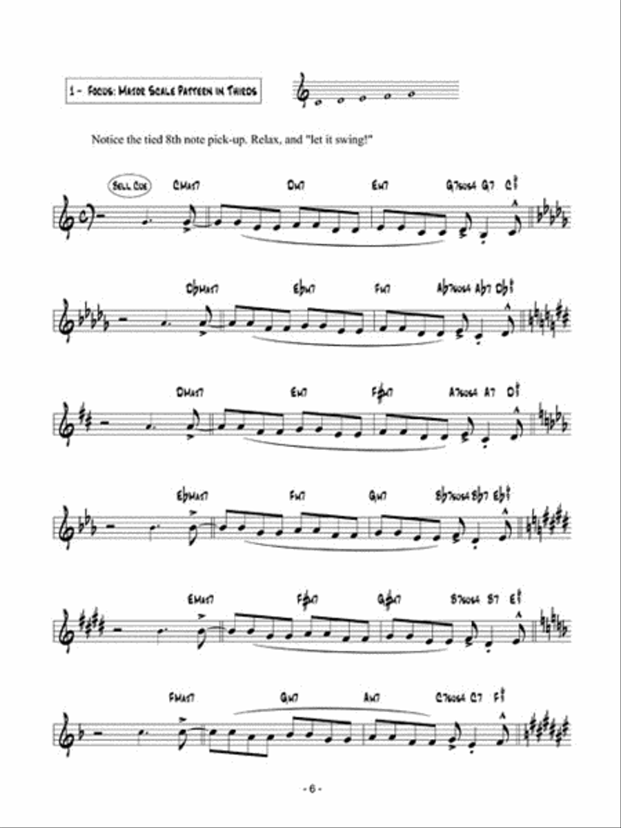21 Bebop Exercises Voice scores gallery preview page 5