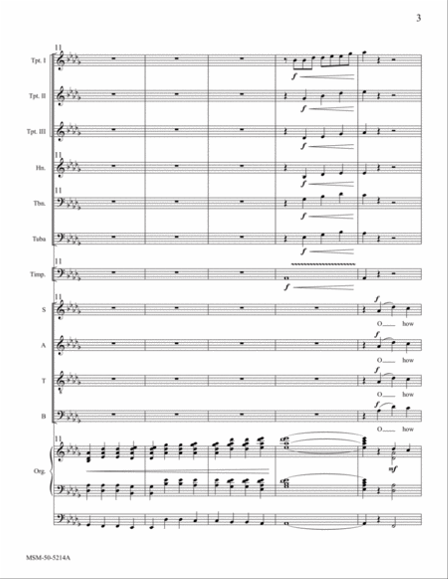 O How Glorious Is the Kingdom Choir scores gallery preview page 4