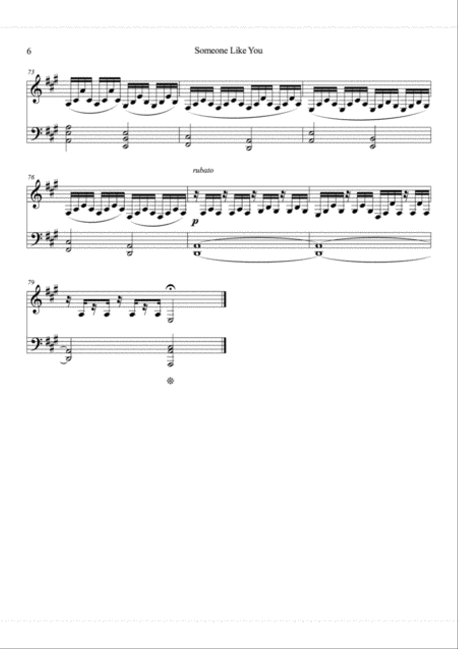 Someone Like You Small Ensemble scores gallery preview page 6