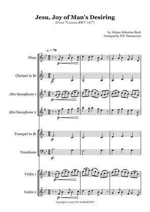 Jesu, Joy of Man's Desiring - Bach(Small Ensemble)