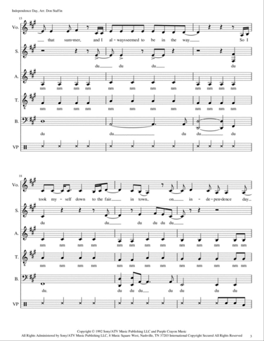 Independence Day Independence Day 4-Part scores gallery preview page 3