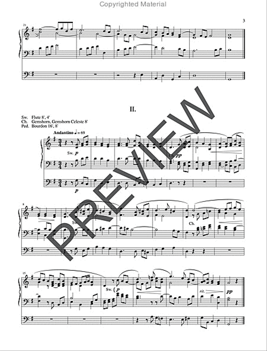 Magnificat in G Major Magnificat in G Major Organ scores gallery preview page 3
